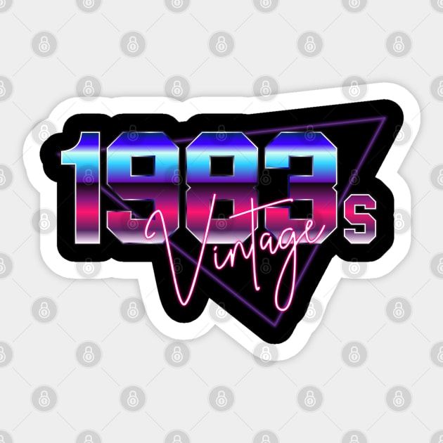 1983 Sticker by opoyostudio